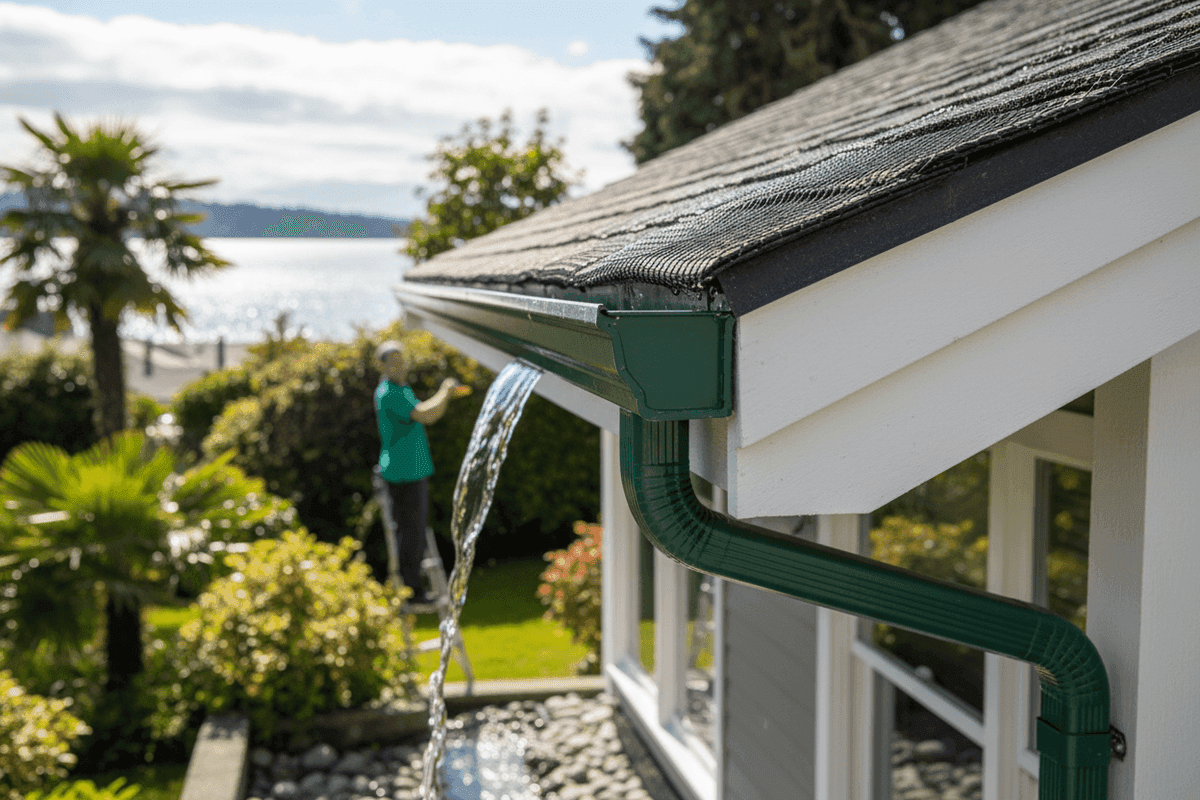Gutter Cleaning — After
